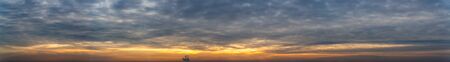 Fantastic soft clouds at sunrise, natural compositionの写真素材