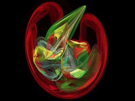 Colorful glowing pattern, abstract art for backgroundの写真素材