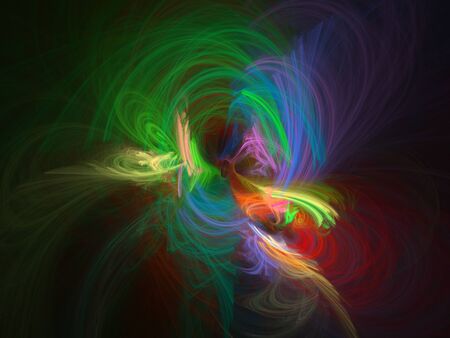 Colorful glowing pattern, abstract art for backgroundの写真素材