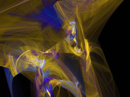 Colorful glowing pattern, abstract art for backgroundの写真素材