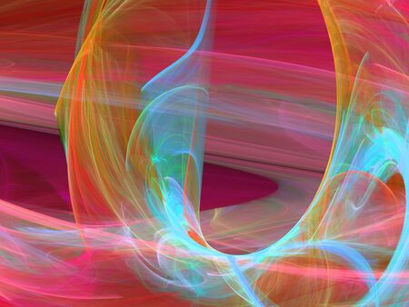 Colorful glowing pattern, abstract art for backgroundの写真素材