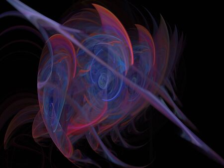 Colorful glowing pattern, abstract art for backgroundの写真素材