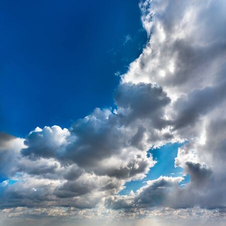 Fantastic soft clouds at sunrise, natural compositionの写真素材