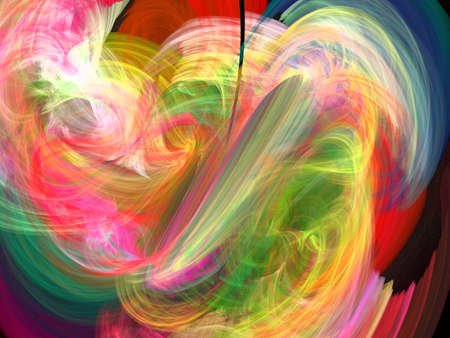 Colorful glowing pattern, abstract art for backgroundの写真素材