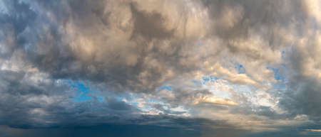 Fantastic clouds at sunrise