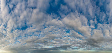 Fantastic soft thunderclouds, sky panoramaの写真素材