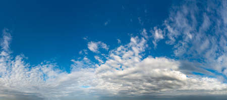 Fantastic soft thunderclouds, sky panoramaの写真素材