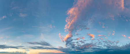 Fantastic soft clouds at sunrise, natural compositionの写真素材