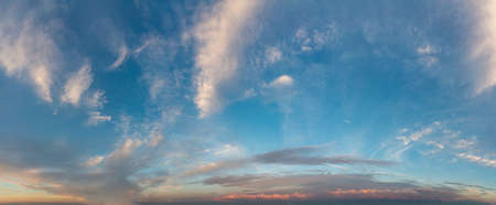Fantastic clouds at sunriseの写真素材