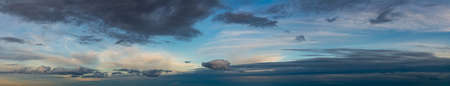Fantastic clouds at sunriseの写真素材