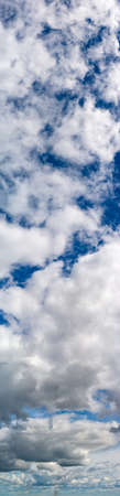 Fantastic soft clouds against blue sky, natural compositionの写真素材