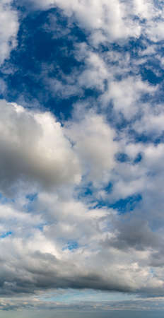 Fantastic soft clouds against blue sky, natural compositionの写真素材