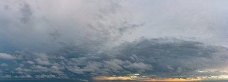 Fantastic soft clouds at sunrise, natural compositionの写真素材
