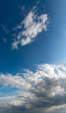 Fantastic soft clouds against blue sky, natural compositionの写真素材
