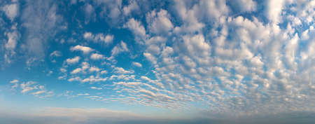 Fantastic soft thunderclouds at sunrise, natural compositionの写真素材