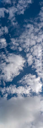 Fantastic soft clouds against blue sky, natural compositionの写真素材
