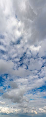 Fantastic soft clouds against blue sky, natural compositionの写真素材