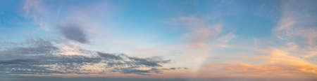 Fantastic soft clouds at sunrise, natural compositionの写真素材