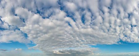 Fantastic soft clouds against blue sky, natural compositionの写真素材