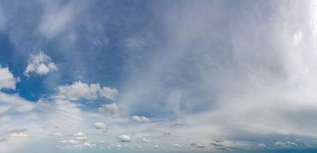 Fantastic soft clouds against blue sky, natural compositionの写真素材