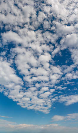 Fantastic soft clouds against blue sky, natural compositionの写真素材