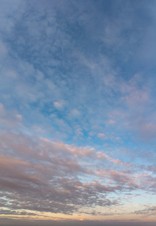 Fantastic soft clouds at sunrise, natural compositionの写真素材