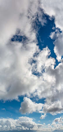 Fantastic soft clouds against blue sky, natural compositionの写真素材