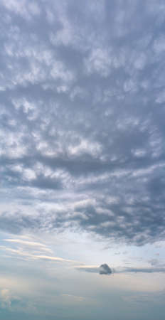 Fantastic soft clouds against blue sky, natural compositionの写真素材