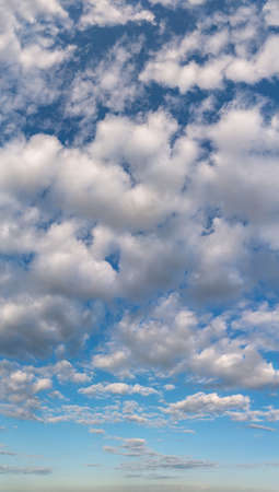 Fantastic soft clouds against blue sky, natural compositionの写真素材