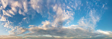 Fantastic soft clouds at sunrise, natural compositionの写真素材