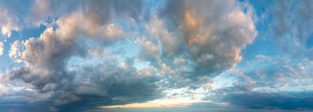 Fantastic clouds at sunriseの写真素材
