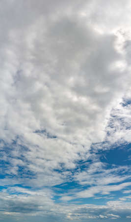 Fantastic soft clouds against blue sky, natural compositionの写真素材