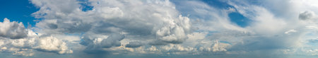 Fantastic soft clouds against blue sky, natural compositionの写真素材
