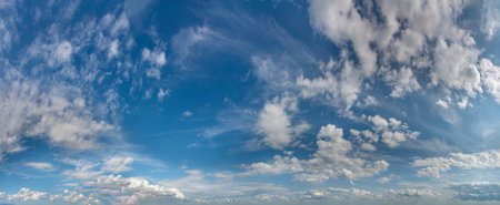 Fantastic soft clouds against blue sky, natural compositionの写真素材