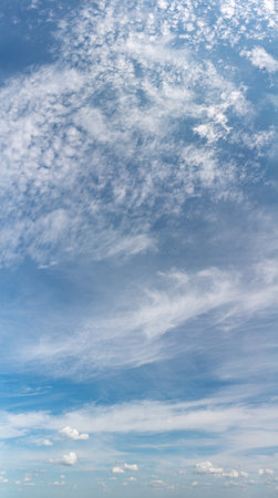 Fantastic soft clouds against blue sky, natural compositionの写真素材