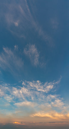 Fantastic soft clouds at sunrise, natural compositionの写真素材