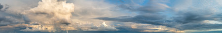 Fantastic clouds at sunriseの写真素材