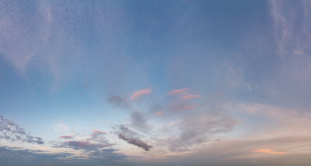 Fantastic clouds at sunriseの写真素材