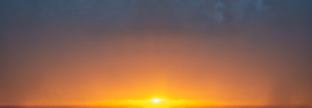 Fantastic clouds at sunriseの写真素材