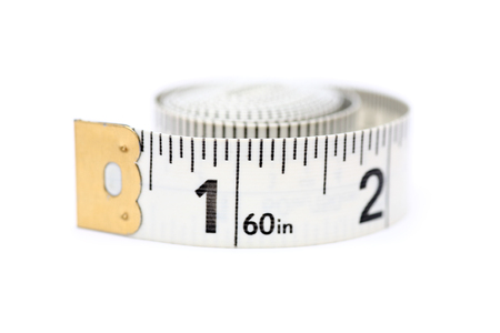Tape Measure on white background