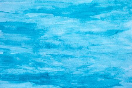 Abstract blue watercolor background. Close up.の写真素材