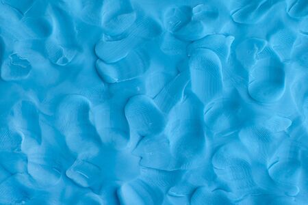 Play clay blue background texture. Close up.の写真素材