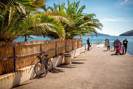 Sea Old Town Budva Montenegro travel journey trip recreation summer spring cityの写真素材
