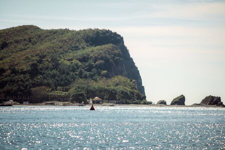 Sea Old Town Budva Montenegro travel journey trip recreation summer spring cityの写真素材