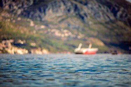 Sea Old Town Budva Montenegro travel journey trip recreation summer spring cityの写真素材