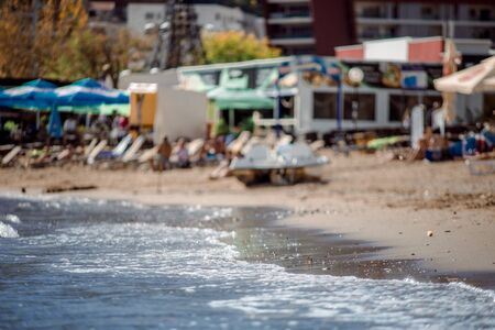 Sea Old Town Budva Montenegro travel journey trip recreation summer spring cityの写真素材
