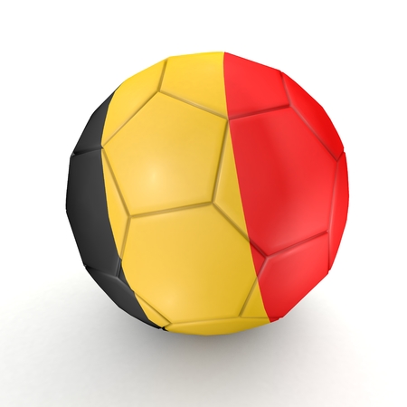Football - flag of Belgium -2の写真素材