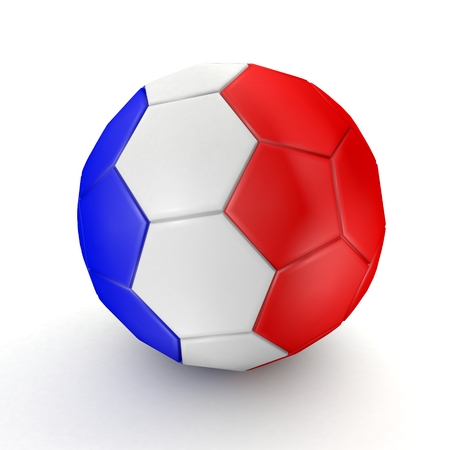 Football - flag of Franceの写真素材