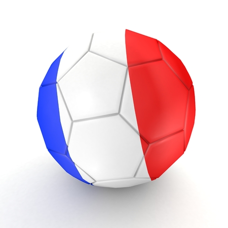 Football - flag of France -2の写真素材