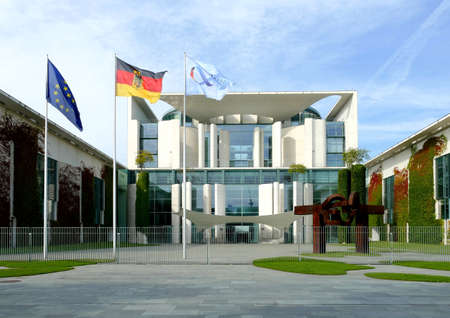 September 13, 2020, Chancellery Berlin, representative seat of government of the German chancellorsのeditorial素材